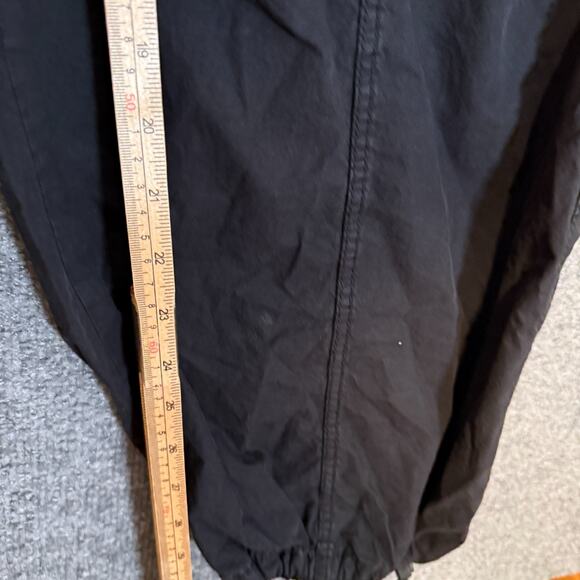 Zara Pants Womens Small Black Joggers Parachute Stretch Waist Pull On Comfort - Picture 7 of 9